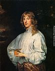 Stuart, Paintings - James Stuart, Duke Of Richmond And Lennox With His Attributes by Sir Antony van Dyck